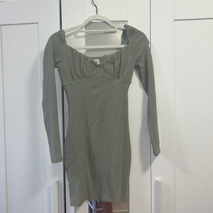 Princess Polly Sage Mini Dress